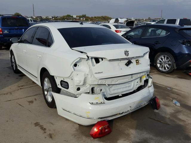 1VWAS7A34GC008799 - 2016 VOLKSWAGEN PASSAT S أبيض صورة 3