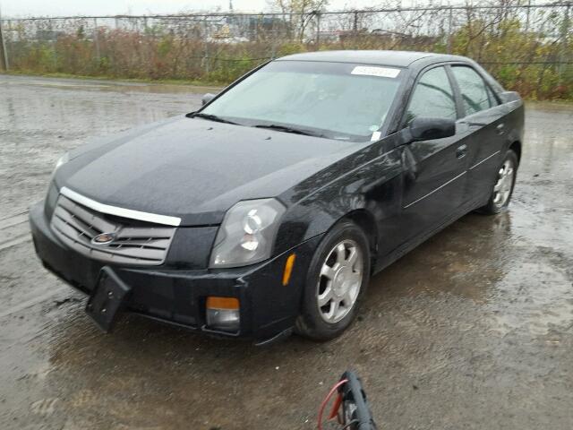 1G6DM577740134504 - 2004 CADILLAC CTS BLACK photo 2