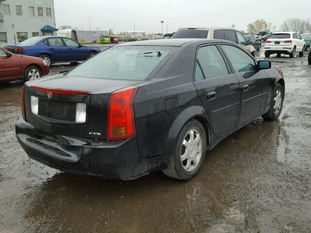 1G6DM577740134504 - 2004 CADILLAC CTS BLACK photo 4