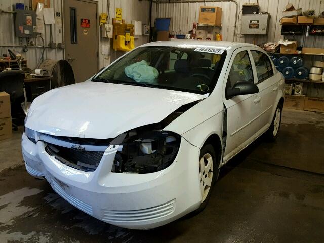 1G1AK55F267774509 - 2006 CHEVROLET COBALT LS WHITE photo 2