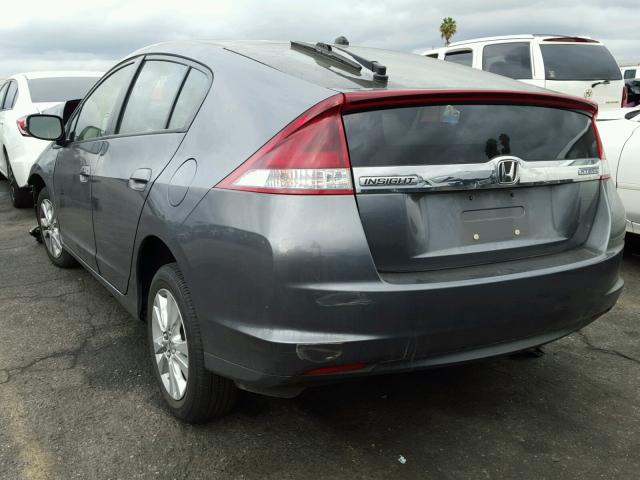 JHMZE2H71ES002310 - 2014 HONDA INSIGHT EX GRAY photo 3