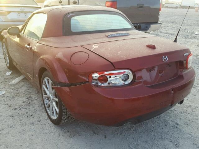 JM1NC2PF4B0213460 - 2011 MAZDA MX-5 MIATA RED photo 3