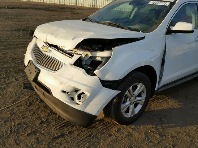 1GNALBEK5FZ146200 - 2015 CHEVROLET EQUINOX LT WHITE photo 9