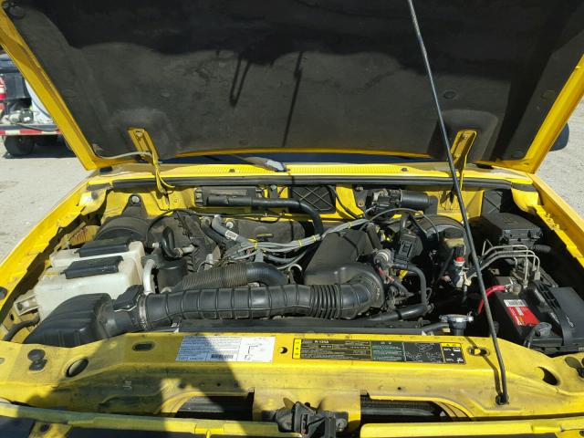 1FTYR10U33TA16455 - 2003 FORD RANGER YELLOW photo 7