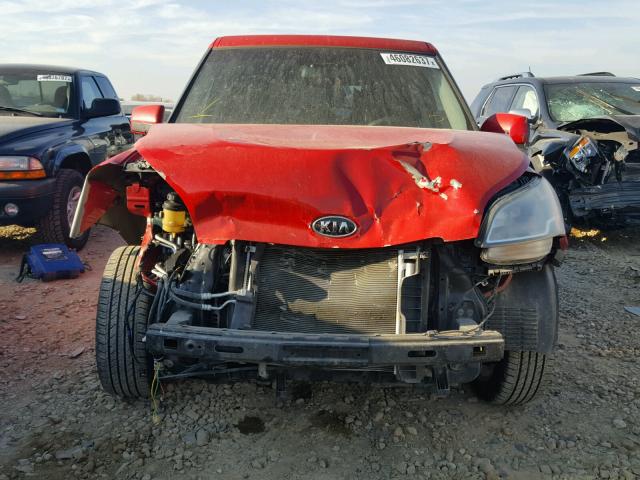 KNDJT2A26A7067881 - 2010 KIA SOUL + RED photo 9