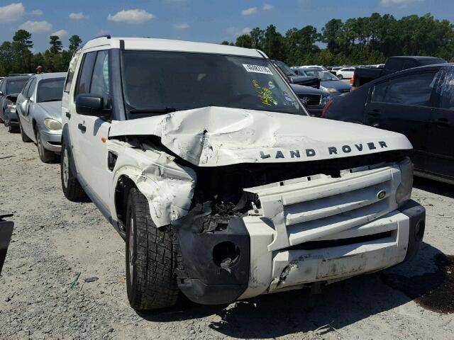 SALAE25438A478408 - 2008 LAND ROVER LR3 SE WHITE photo 1