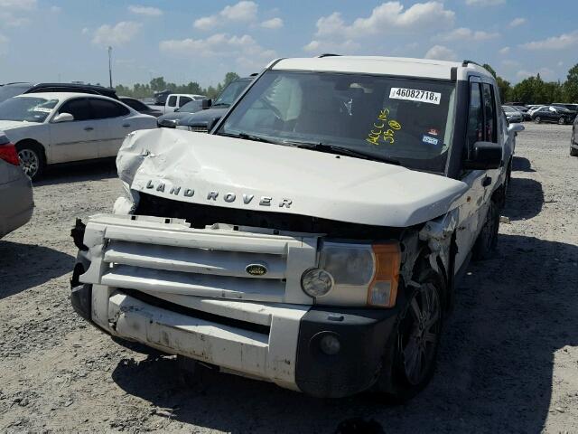 SALAE25438A478408 - 2008 LAND ROVER LR3 SE WHITE photo 2