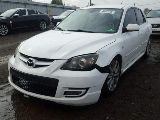 JM1BK34M681120750 - 2008 MAZDA SPEED WHITE photo 2