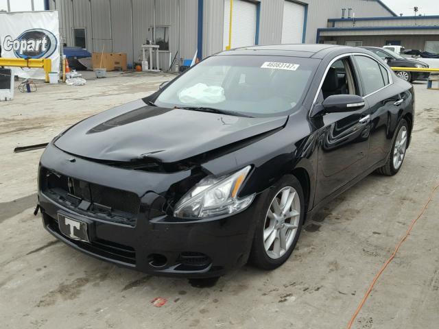 1N4AA5AP7AC874166 - 2010 NISSAN MAXIMA S BLACK photo 2