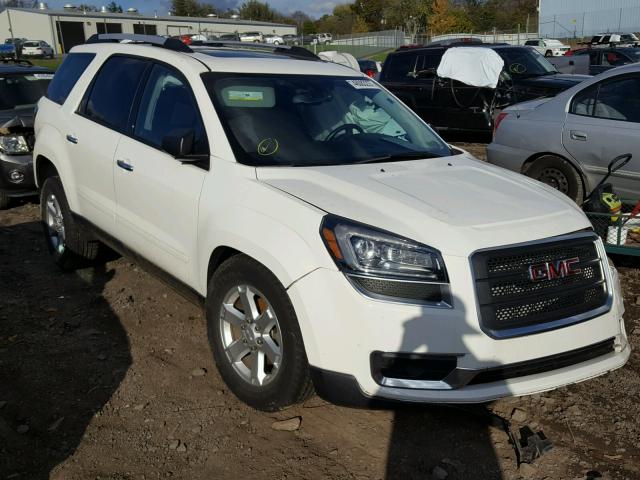 1GKKVPKD0EJ375749 - 2014 GMC ACADIA SLE WHITE photo 1