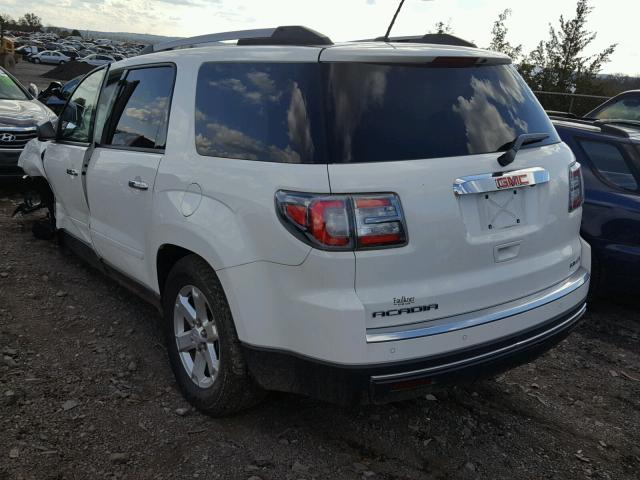 1GKKVPKD0EJ375749 - 2014 GMC ACADIA SLE WHITE photo 3