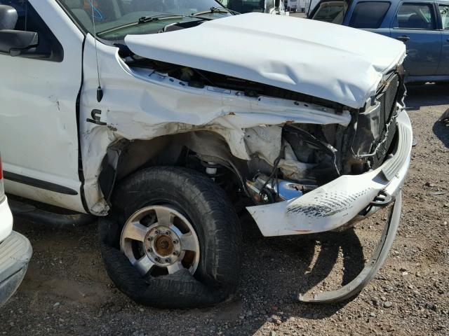 3D7KS28C36G189699 - 2006 DODGE RAM 2500 S თეთრი ფოტო 9