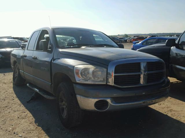 1D7HA18P87S221681 - 2007 DODGE RAM 1500 S SILVER photo 1