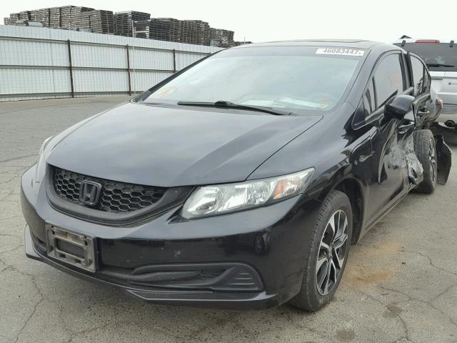 2HGFB2F85DH519366 - 2013 HONDA CIVIC BLACK photo 2