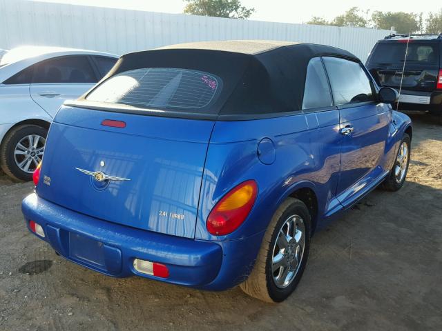 3C3EY55E95T266227 - 2005 CHRYSLER PT CRUISER BLUE photo 4