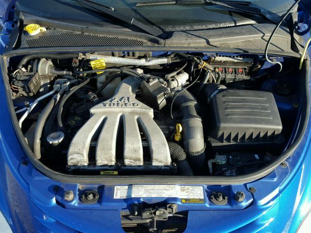 3C3EY55E95T266227 - 2005 CHRYSLER PT CRUISER BLUE photo 7