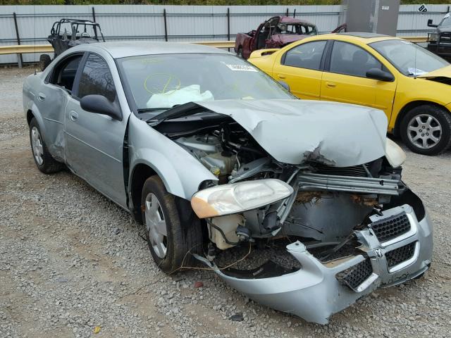 1B3EL46X85N606473 - 2005 DODGE STRATUS SX SILVER photo 1