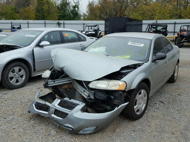 1B3EL46X85N606473 - 2005 DODGE STRATUS SX SILVER photo 2