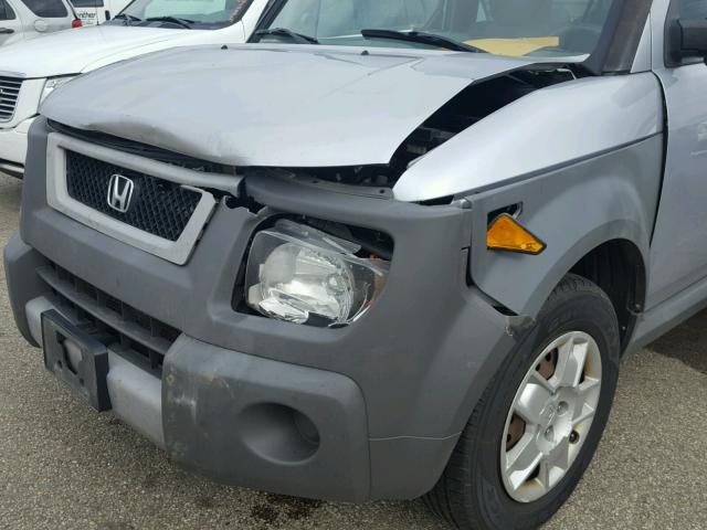 5J6YH17335L015111 - 2005 HONDA ELEMENT LX SILVER photo 9