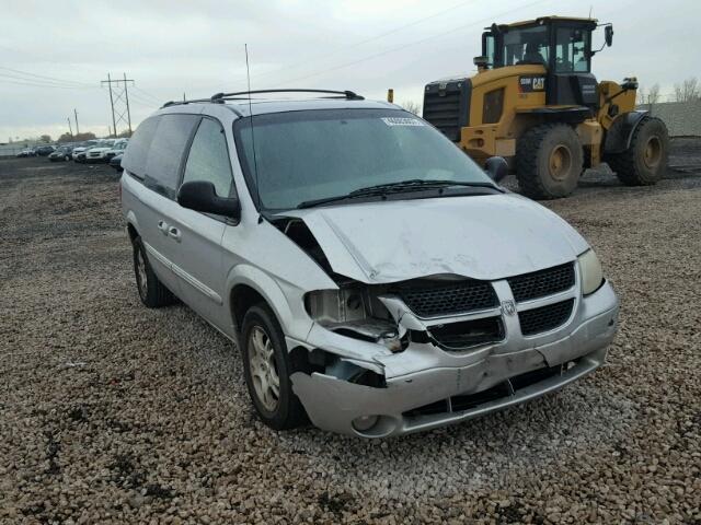 2B4GP54L92R606673 - 2002 DODGE GRAND CARA SILVER photo 1