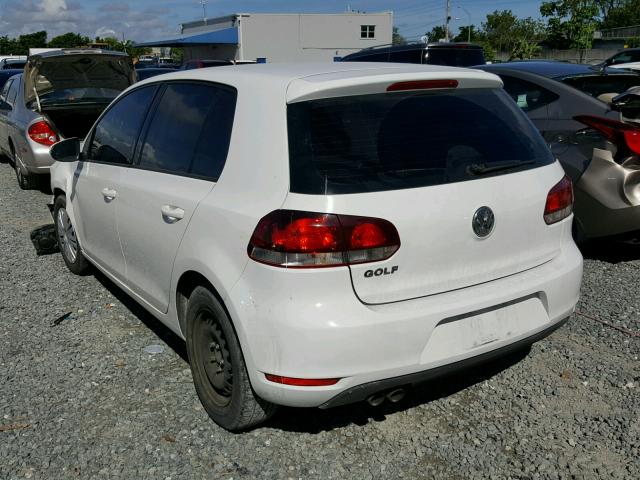 WVWDB7AJ3DW117344 - 2013 VOLKSWAGEN GOLF 白色 照片 3