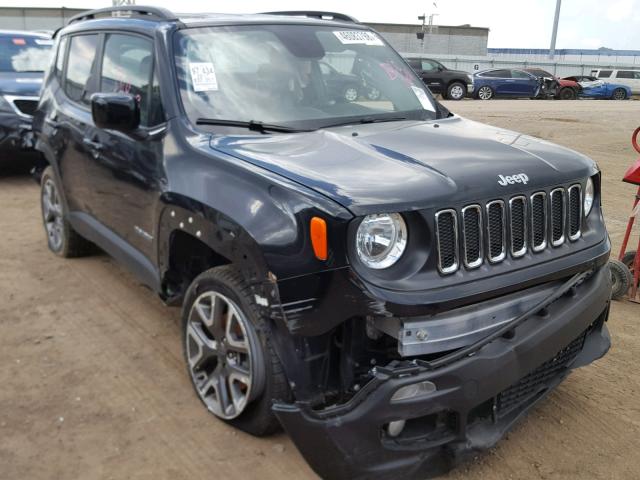 ZACCJBBB7HPF13174 - 2017 JEEP RENEGADE L BLACK photo 1