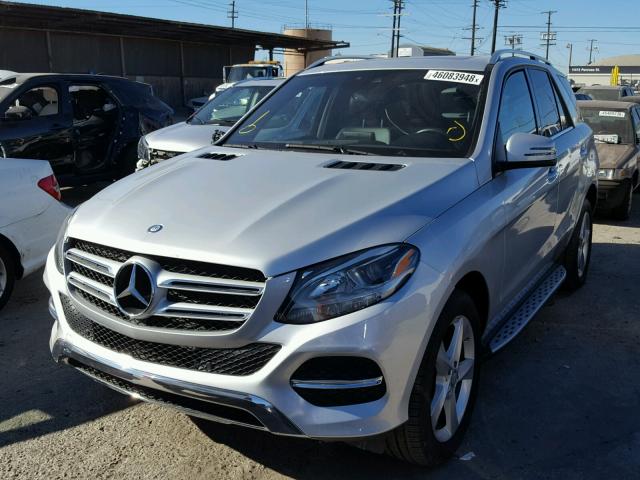 4JGDA5JB2GA798612 - 2016 MERCEDES-BENZ GLE 350 SILVER photo 2