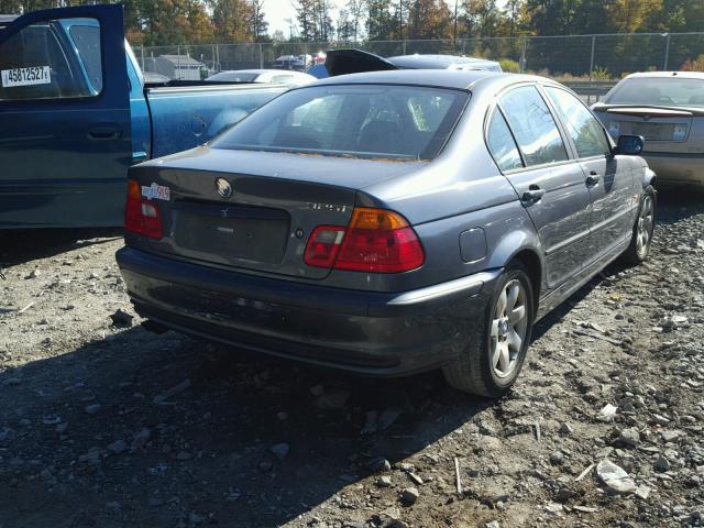 WBAAN37491ND46956 - 2001 BMW 325 BLUE photo 4