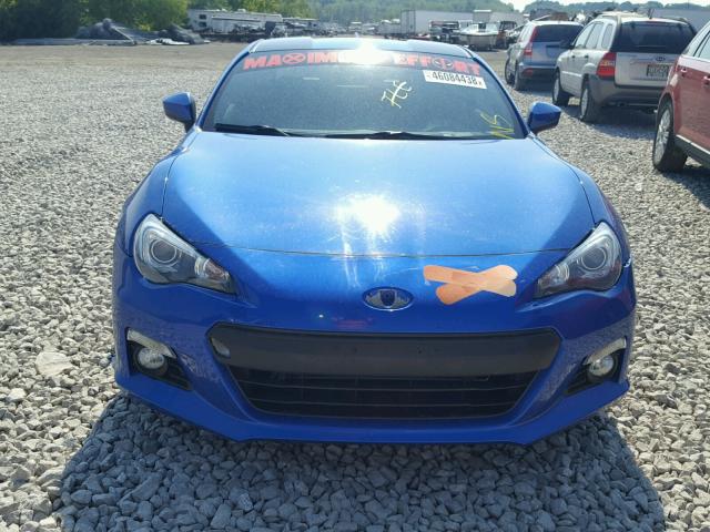 JF1ZCAC14F9603441 - 2015 SUBARU BRZ 2.0 LI BLUE photo 9