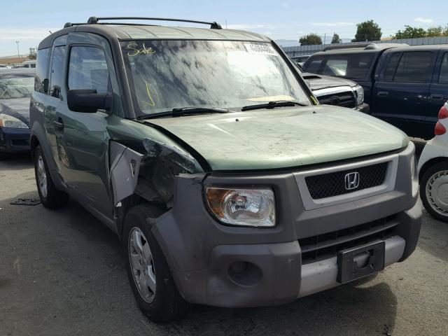 5J6YH28593L028724 - 2003 HONDA ELEMENT EX GREEN photo 1