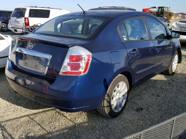 3N1AB6AP2CL760633 - 2012 NISSAN SENTRA 2.0 BLUE photo 4