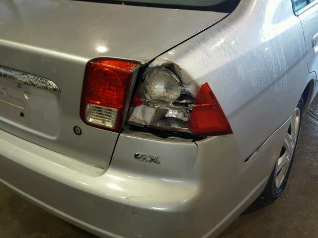 2HGES26743H611781 - 2003 HONDA CIVIC EX SILVER photo 9