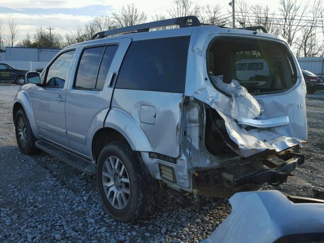 5N1AR1NB5CC615264 - 2012 NISSAN PATHFINDER SILVER photo 3