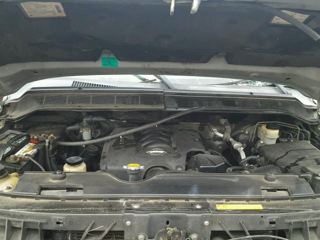 1N6AA07B64N576965 - 2004 NISSAN TITAN XE SILVER photo 7