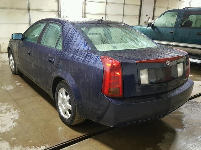 1G6DP577570185804 - 2007 CADILLAC CTS HI FEA BLUE photo 3