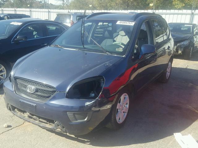 KNAFG526077111795 - 2007 KIA RONDO BLUE photo 2