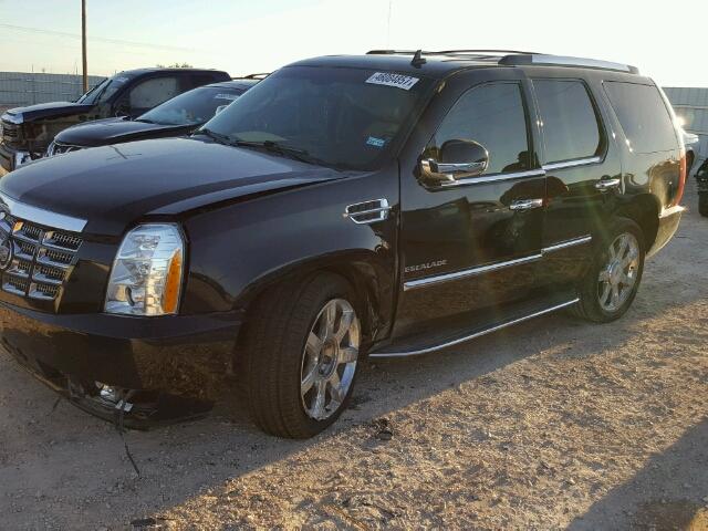 1GYS4BEF0CR131980 - 2012 CADILLAC ESCALADE L BLACK photo 2