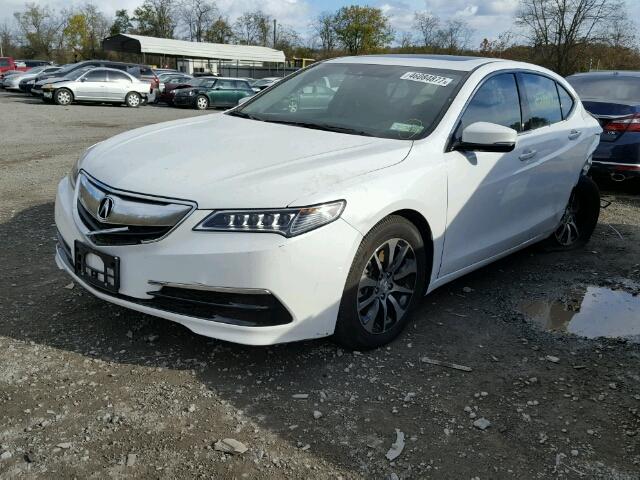 19UUB1F5XGA010948 - 2016 ACURA TLX TECH WHITE photo 2
