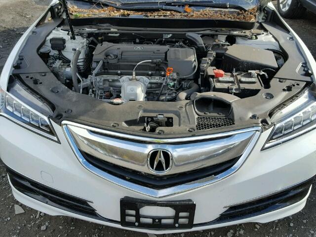 19UUB1F5XGA010948 - 2016 ACURA TLX TECH WHITE photo 7