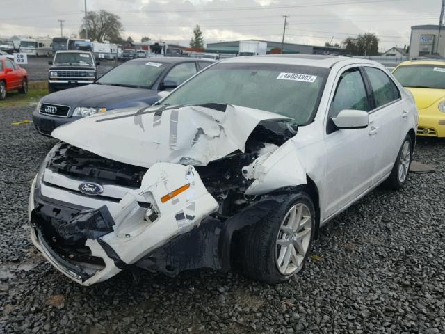 3FAHP0JG8CR307663 - 2012 FORD FUSION SEL WHITE photo 2