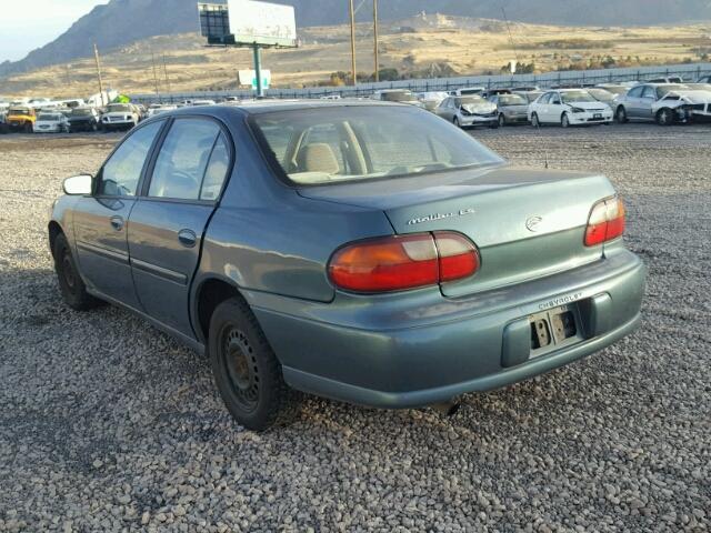 1G1NE52M2X6214556 - 1999 CHEVROLET MALIBU LS GREEN photo 3