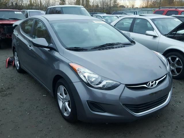 5NPDH4AE8DH427690 - 2013 HYUNDAI ELANTRA GL GRAY photo 1