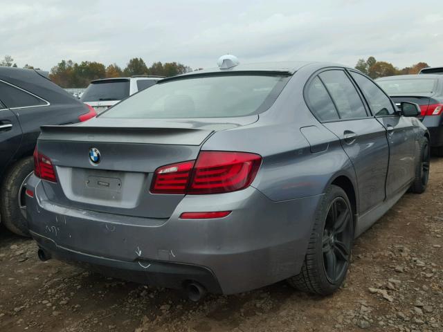 WBAFU7C55DDU77582 - 2013 BMW 535 XI GRAY photo 4