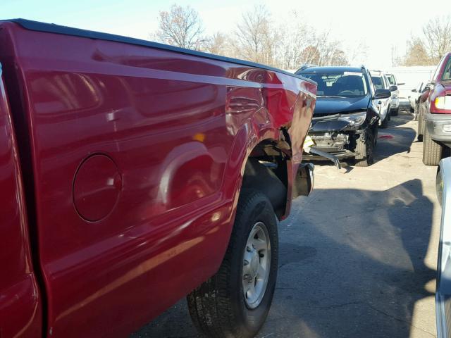 1FTNF21L4YED85344 - 2000 FORD F250 SUPER RED photo 9