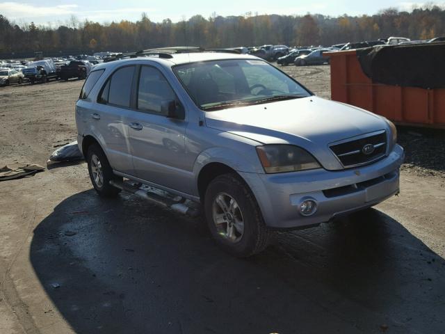 KNDJC733X55460500 - 2005 KIA SORENTO EX BLUE photo 1