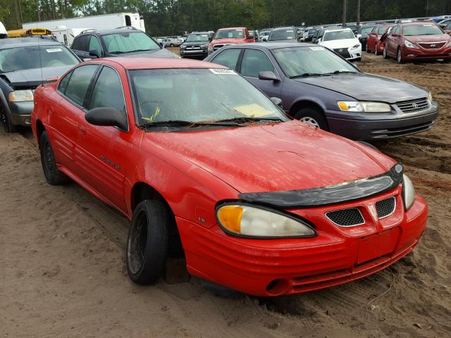 1G2NF52E11M610403 - 2001 PONTIAC GRAND AM S RED photo 1