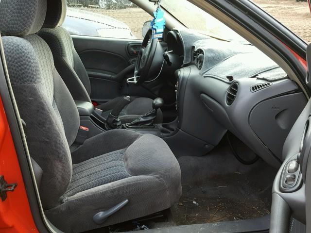 1G2NF52E11M610403 - 2001 PONTIAC GRAND AM S 红色 照片 5