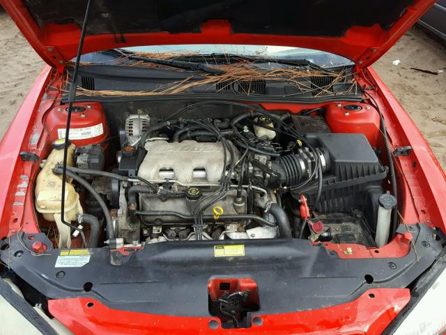 1G2NF52E11M610403 - 2001 PONTIAC GRAND AM S RED photo 7