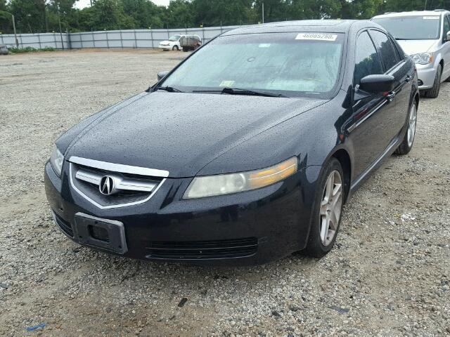 19UUA66245A030907 - 2005 ACURA TL BLACK photo 2