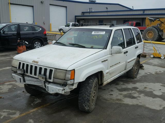 1J4GZ78S7SC526852 - 1995 JEEP GRAND CHER WHITE photo 2